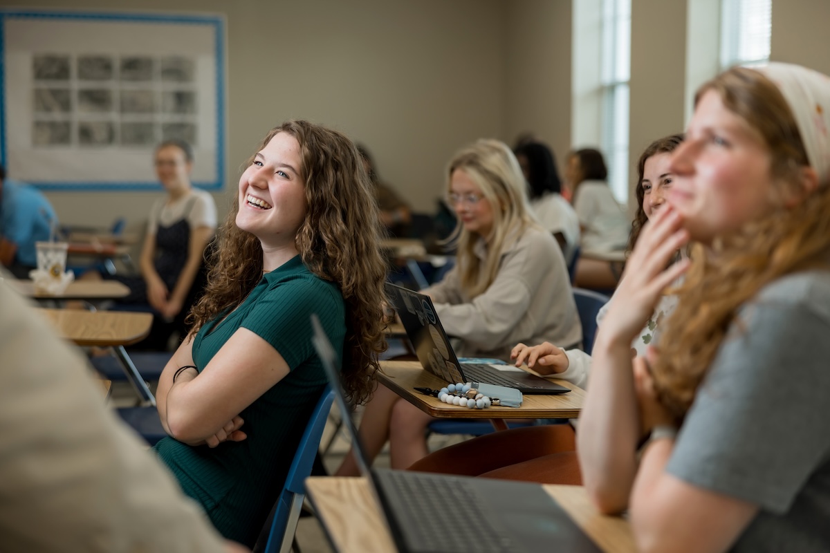English Major Students in Class at Mississippi College