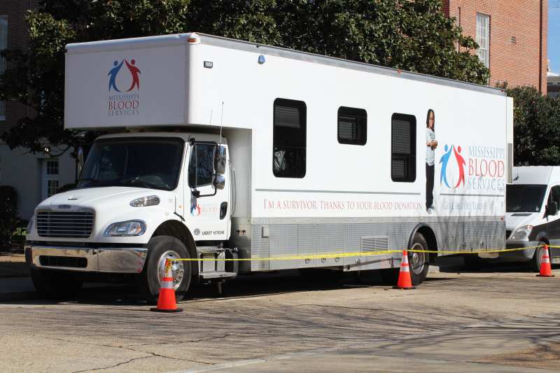 The Mississippi College family can help others this holiday season by visiting the MBS donor coach on the Clinton campus and donating blood Nov. 9-10.