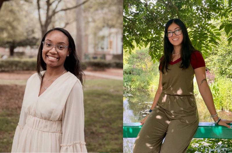 According to Gabby Cobbins, left, and Elizabeth Hammons, the Student Involvement Fair is one of the best ways MC students can learn about student organizations, University offices, and departmental services on campus.