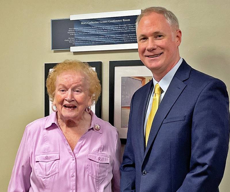 Reid Vance, associate professor and chair of communication at MC, said he is pleased that the department's refurbished conference room will honor Mary Catherine Gentry.