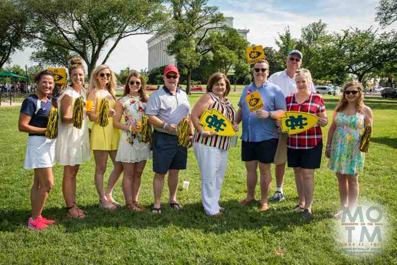 Alumni representatives welcomed several Choctaws at Mississippi on the Mall in 2019, the last time MC was able to participate in the event. 