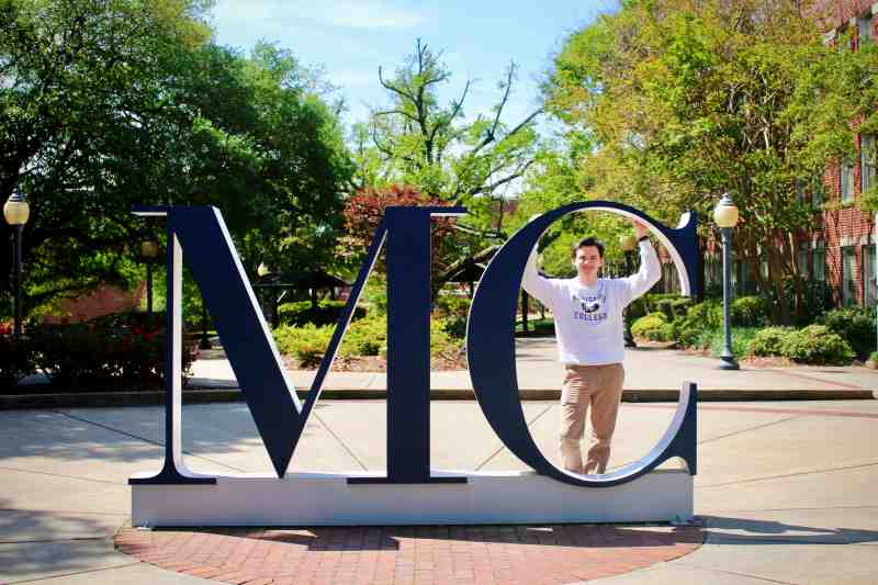 MC freshman Aaron Graves, 18, of Clinton seeks to become a physician.