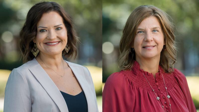 Experienced clinical nurses Wendi Lofton McLendon, left, and Tracy Lindsay bolster the MC School of Nursing faculty. 