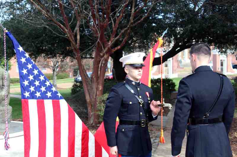 Mississippi College Christian Studies graduate Cooper Chavis, 22, (Class of 2019) is bound for the Marine Corps with six months of training ahead as an officer.