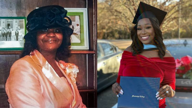 Loretta Kendrick, left, and Santanna Sneed praise Mississippi College for the educational support it provides to military spouses.