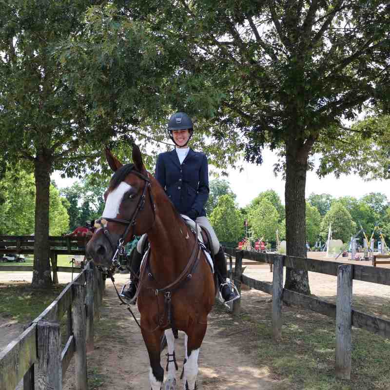 MC equestrian team rider Georgia Wassom of Madison.