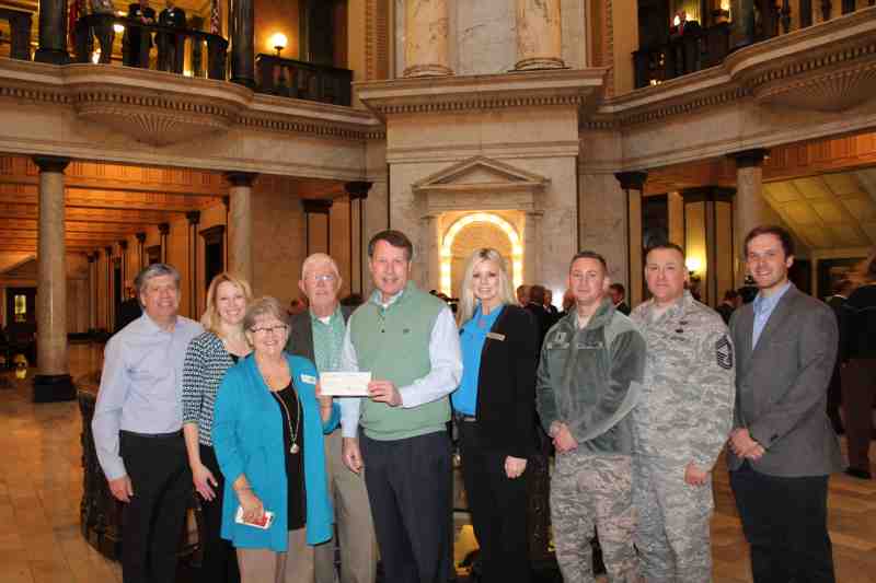 Camp Kamassa supporters, including Mary Kitchens, the project's chief advocate, gathered at the state Capitol on Feb. 21. The camp for special needs children and adults will be built in Copiah County on 326 acres of land 9 miles from Crystal Springs.